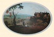 Faux 18th century landscape