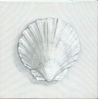 [small grisaille sealife paintings]