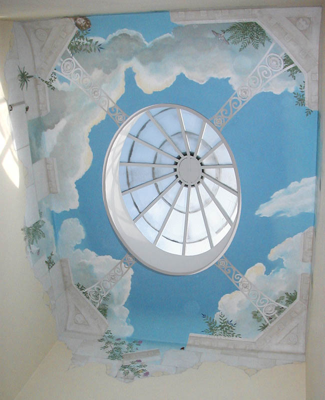 [the finished ceiling]