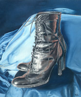 still life with boots