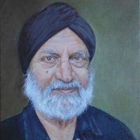 Hardev Singh oil Portrait