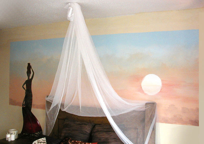 [African afternoon, ambient mural]