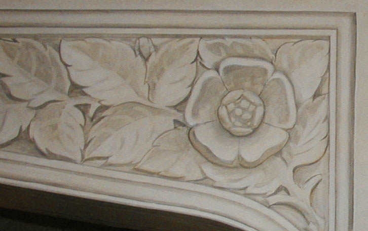 [Trompe stone arch to match other real ones in an Arts and Craft House]
