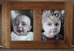 double portrait of my children
