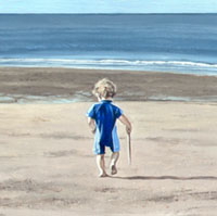 Boy on beach