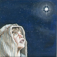christmas card portrait of my son