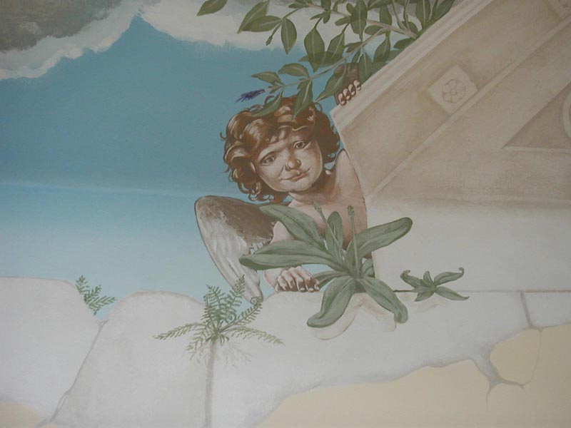 [Cupid peers in on the lovers]