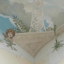[Trompe l’œil ceiling]