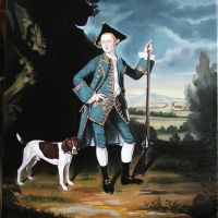 A copy of a 1763 painting by George Romney of Jacob Morland of Capplethwaite. Under licence from Tate Britain.