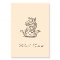 Bassett Bookplate, digital print