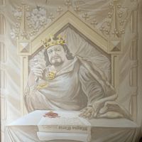 Acrylics on plaster
